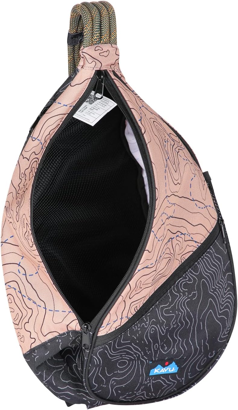KAVU Paxton Pack Backpack Rope Sling Bag - Jet Black