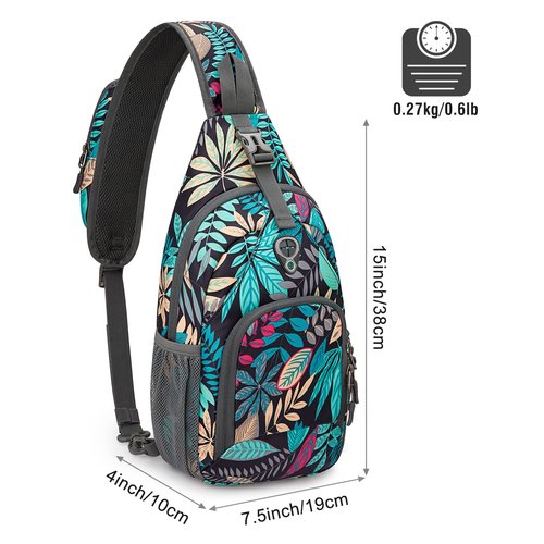 G4Free Sling Bag RFID Blocking Sling Backpack and Small Chest Shoulder Backpack
