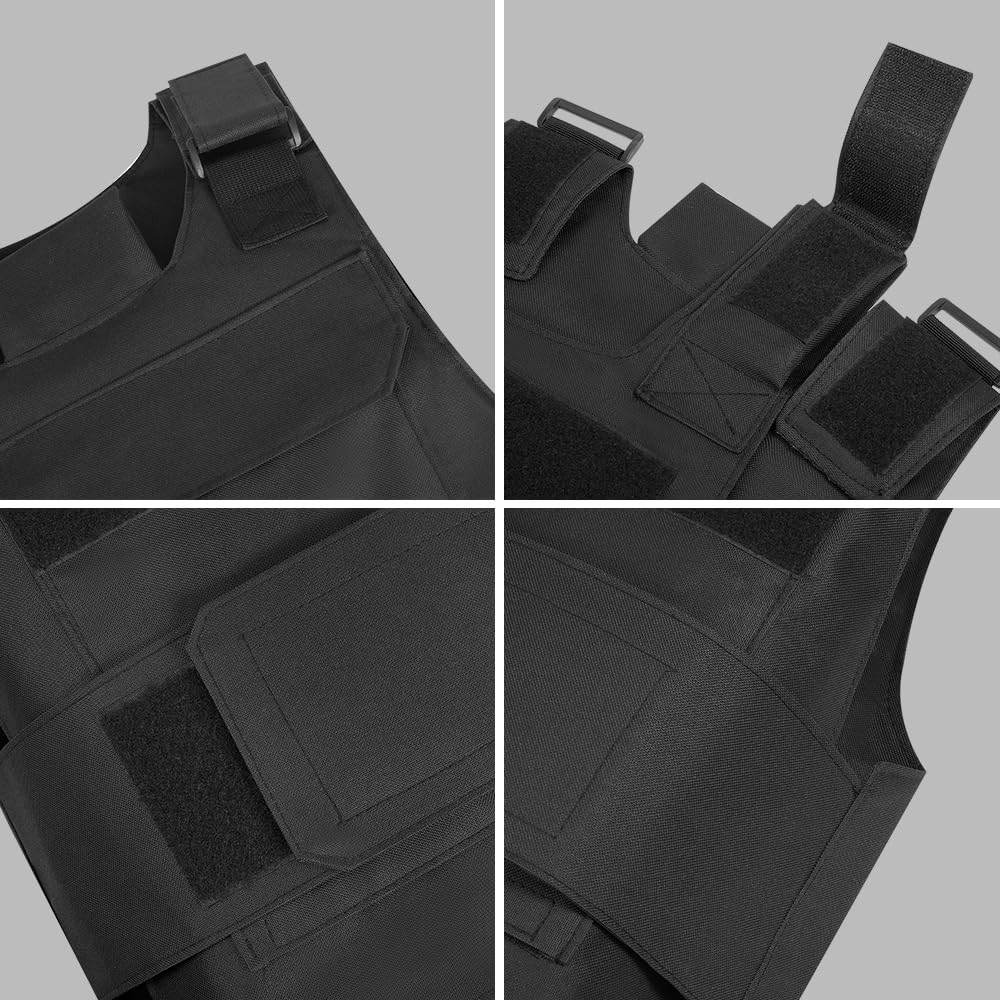 IEausncd Tactical Vest Outdoor, Adjustable Training Protective Vest, Suitable for Light Outdoor Gilet Equipment, S-XXL