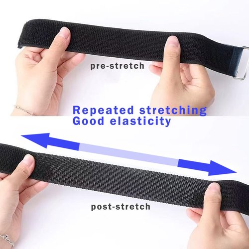 Elliptical Foot Pedal Straps, 2 PCS Universal Adjustable Under Desk Leg Ellipse Exerciser Row Machine Accessories, Enhances Stability and Workout Efficiency