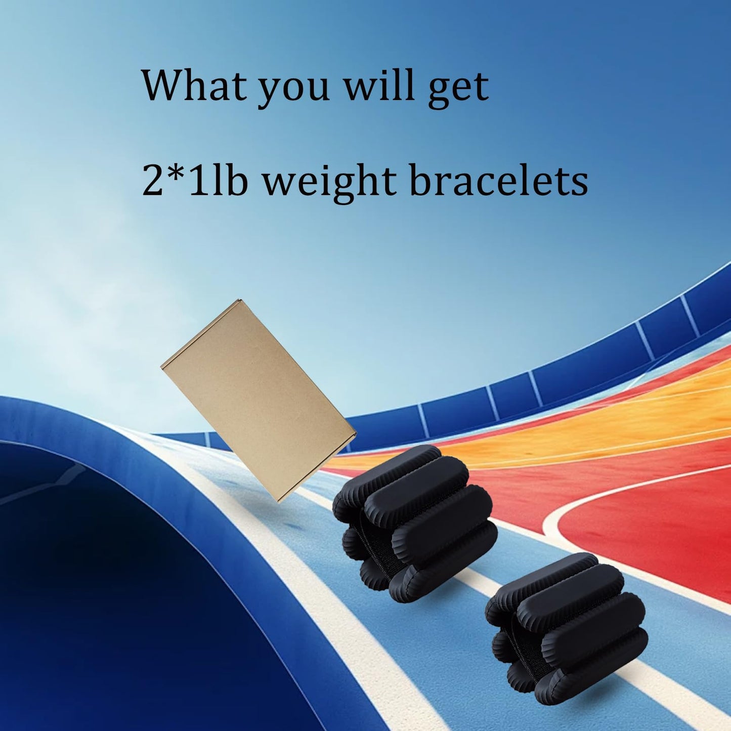 Jimikay Adjustable Wrist & Ankle Weights for Women and Men, Set of 2 (1lb Each),Silicone Weighted Bangles,weighted bracelet for Yoga, Dance, Pilates, Pool Exercises and Jogging etc (Black)