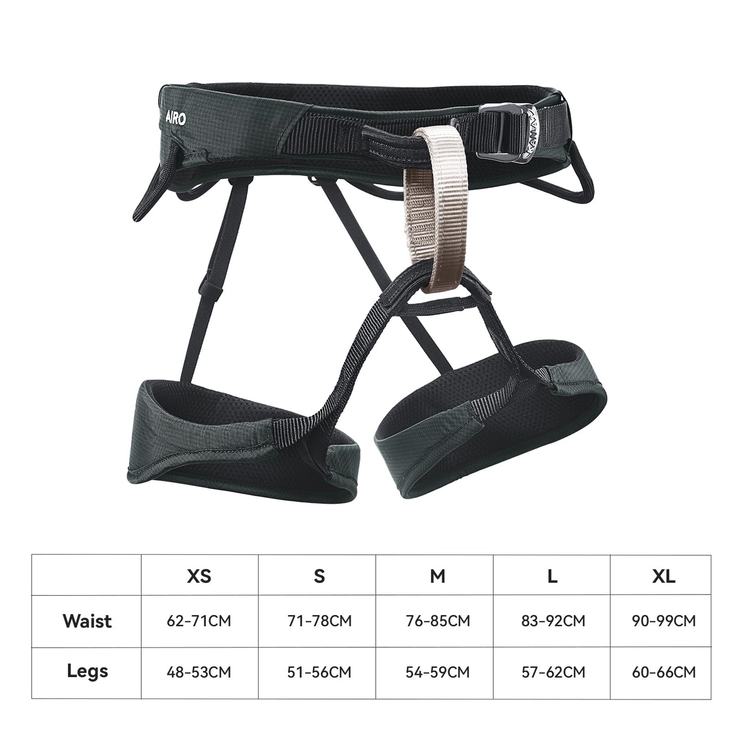 KAILAS Airo Rock Climbing Harness Roofing Harnesses Men Safety Harness for Construction Tree Climbing Mountaineering Harness