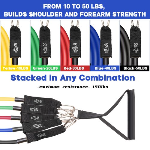 Baseball Resistance Trainer Coolrunner Exercise Bands, Training Aid for Baseball Softball Pitchers, Base Ball Stretching Bands with Interchangeable Grips to Build Arm Strength