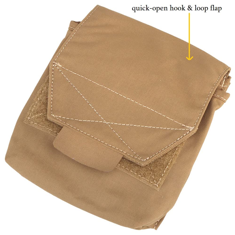 GYDEHUTJ Molle Multi-Use Pouches, Tactical 5.56 7.62 Magazine Pouch GP Storage Bag 2 in 1 for Duty Belt Vest