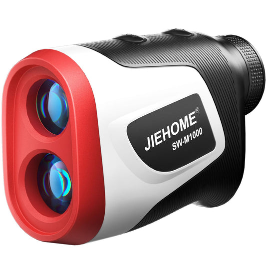 JIEHOME Golf Rangefinder with Slope 1100 Yards Laser Rangefinders Golfing Flag Pole Locking Vibration Rechargeable Hunting Range Finder Professional Golf Distance Finder