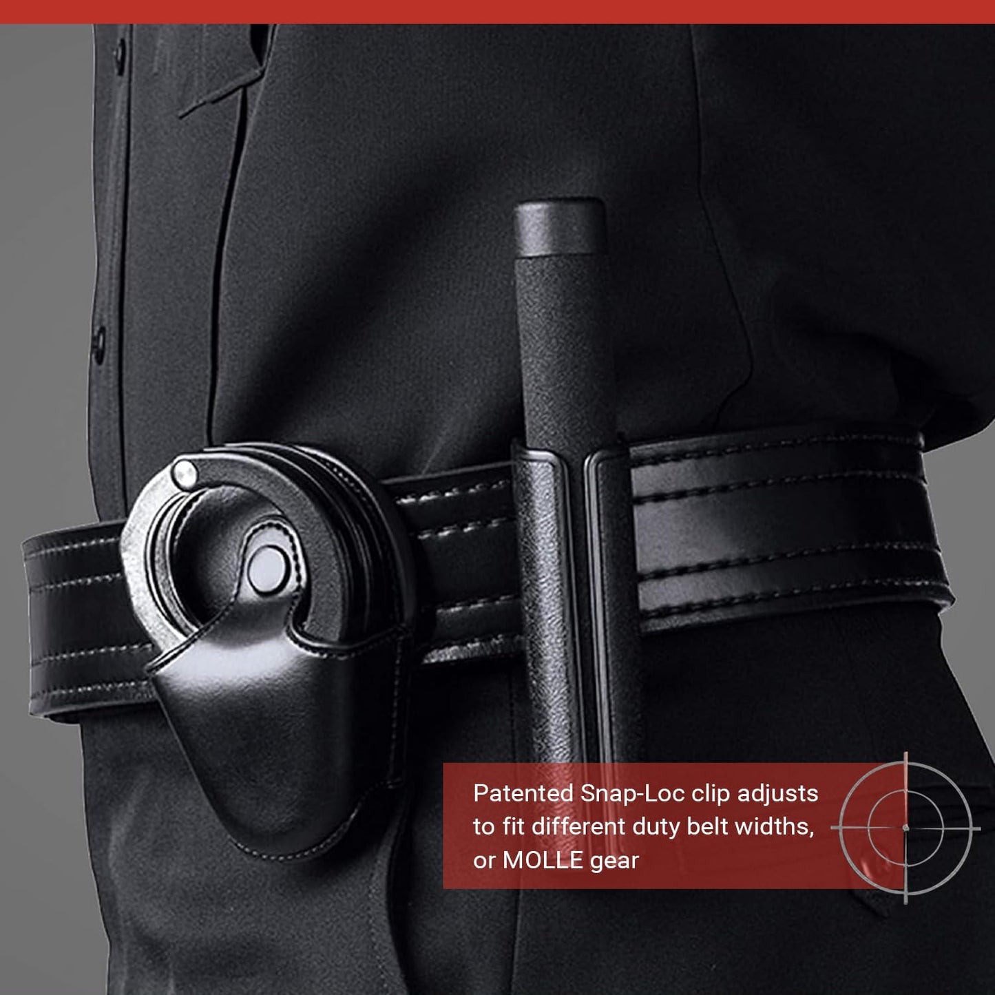 ASP, Inc. Federal Handcuff Case for ASP Handcuffs, Police Gear for Duty Belt and Handcuffs, Law Enforcement Gear, Personal Defense Equipment, Security Guard Equipment, Handcuff Case for Duty Belt