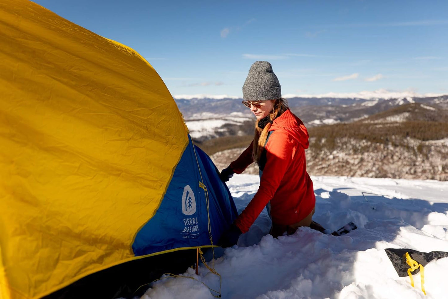 Sierra Designs High Side 1 Footprint, Ultralight Tent for Camping & Hiking