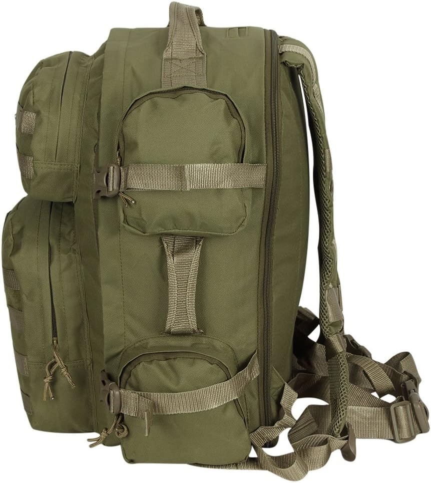 NPUSA Men's Large Expandable Tactical Molle Hydration ReadyBackpack Daypack Bag - Tan