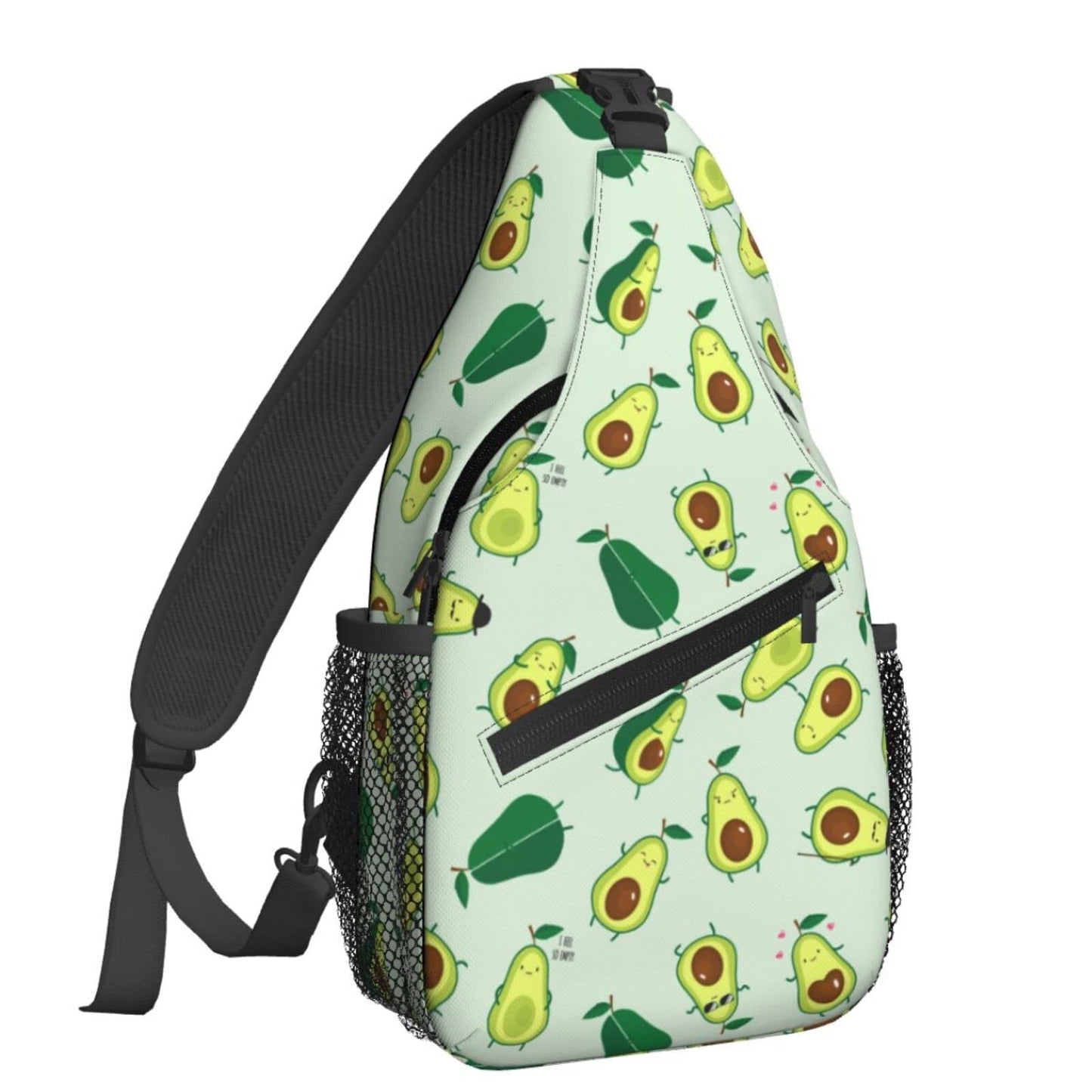 NiuKom Avocados Sling Bag for Women Crossbody Shoulder Bag Casual Daypack Backpacks Men Chest Bag Gym Cycling Travel Hiking