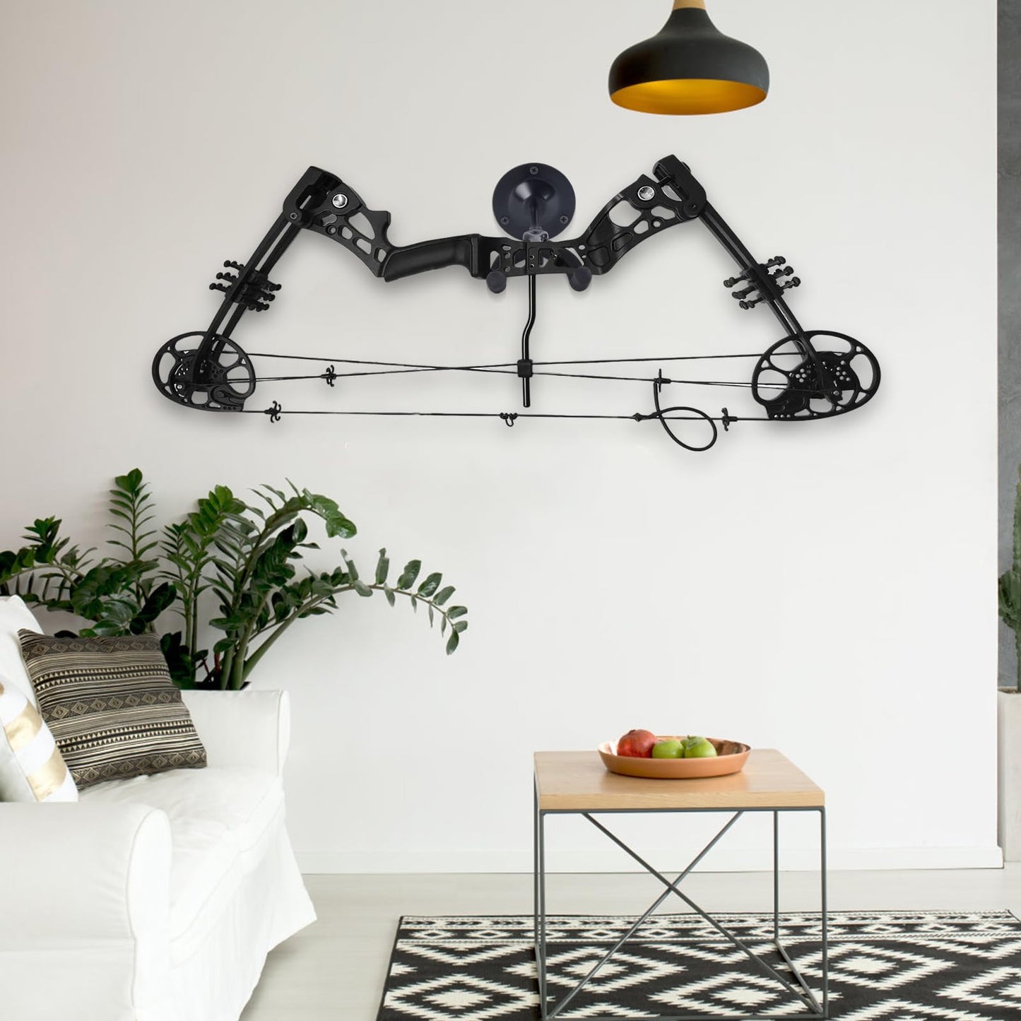 2Pcs Crossbow Wall Mount, Bow Rack, Adjustable Compound Bow Stand for Storing and Displaying Bows, Adjust The Direction Sponge Protection Without Scratches