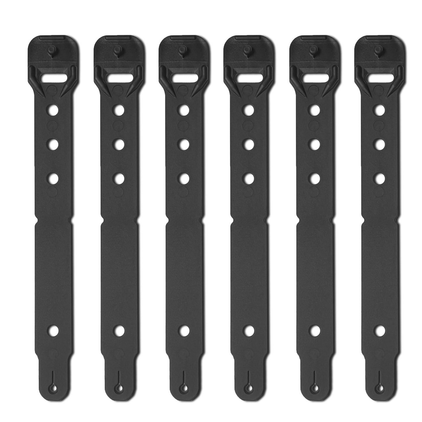 JvBto Molle Clips Tactical Tailor Attachment, Malice Clip Belt/Vest Accessories Molle Straps, Tactica Molle Belt Adapter (6 pcs MOLLE Clip)