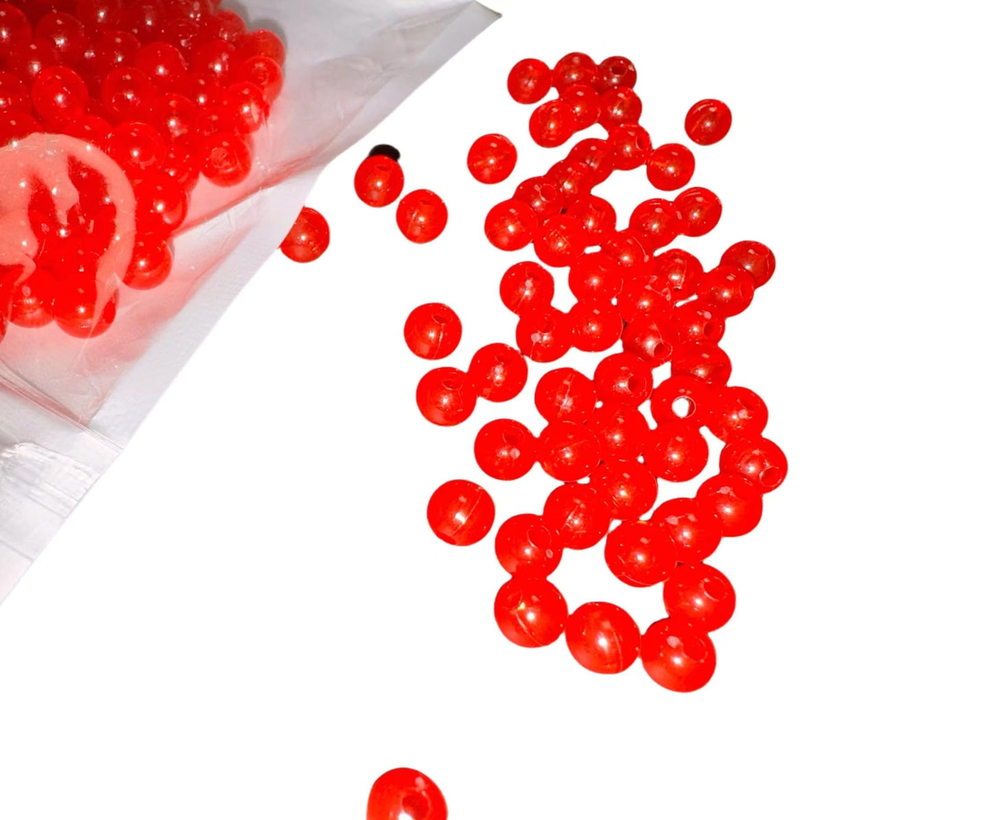 KAYYIPEX Fishing Beads for Catfish,Match with Fishing line,6mm,70/200 per Pack