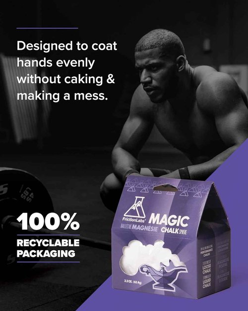 Friction Labs Magic Ball Gym Chalk – Non-Toxic Climbing Chalk for Bouldering & Gymnastics