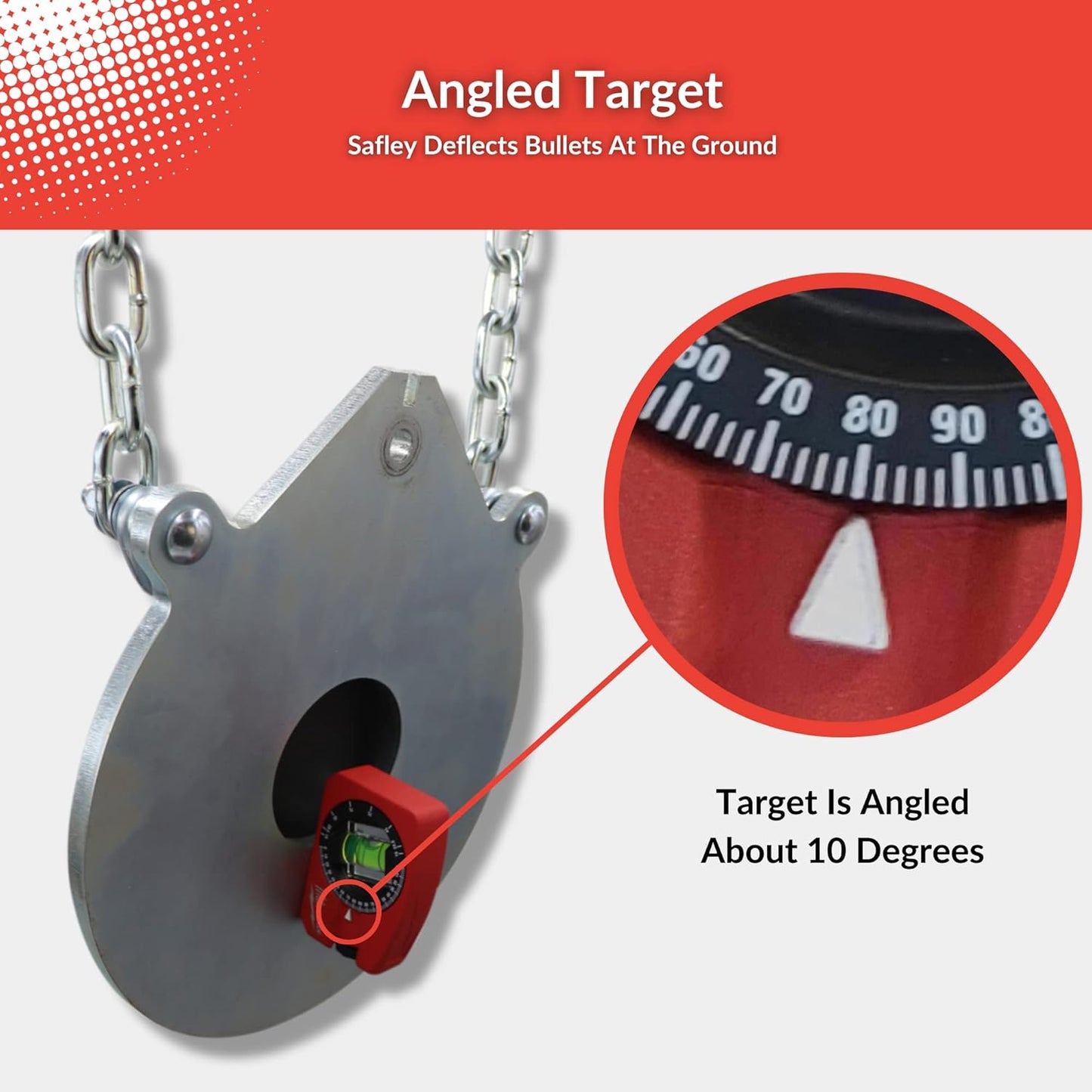 Bullseye Steel Gong Shooting Targets -