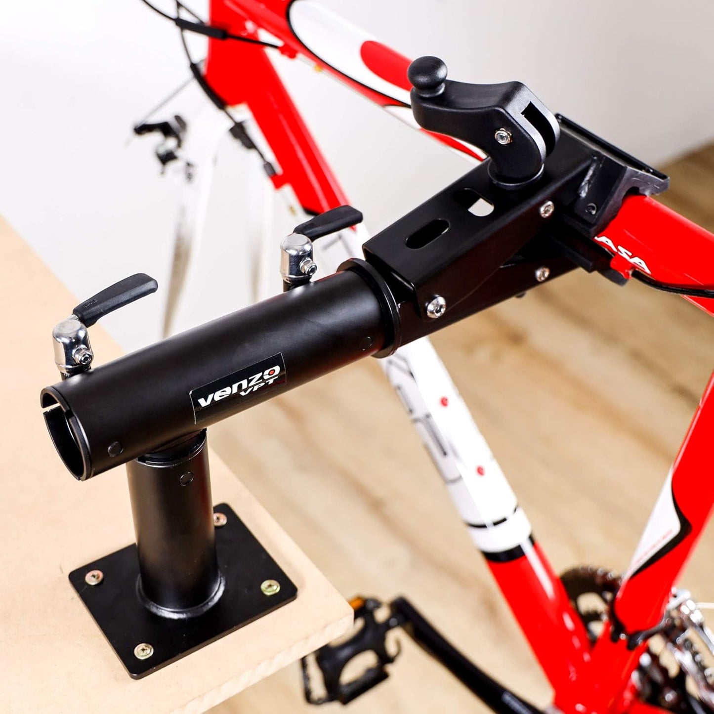 Venzo Bike Repair Stand - Adjustable Bicycle Workbench Clamp for Easy Maintenance