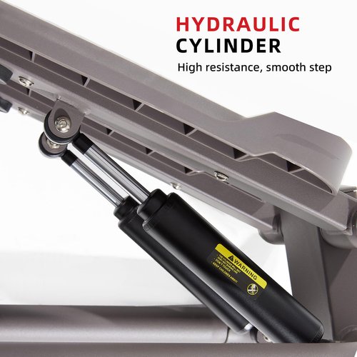 DHT Steppers for Exercise at Home, Mini Stair Stepper with Resistance Band, Workout Equipment with LCD Monitor, Fitness Stepper for Cardio Full Body Workout, for Home Gym(No Resistance Adjustment)
