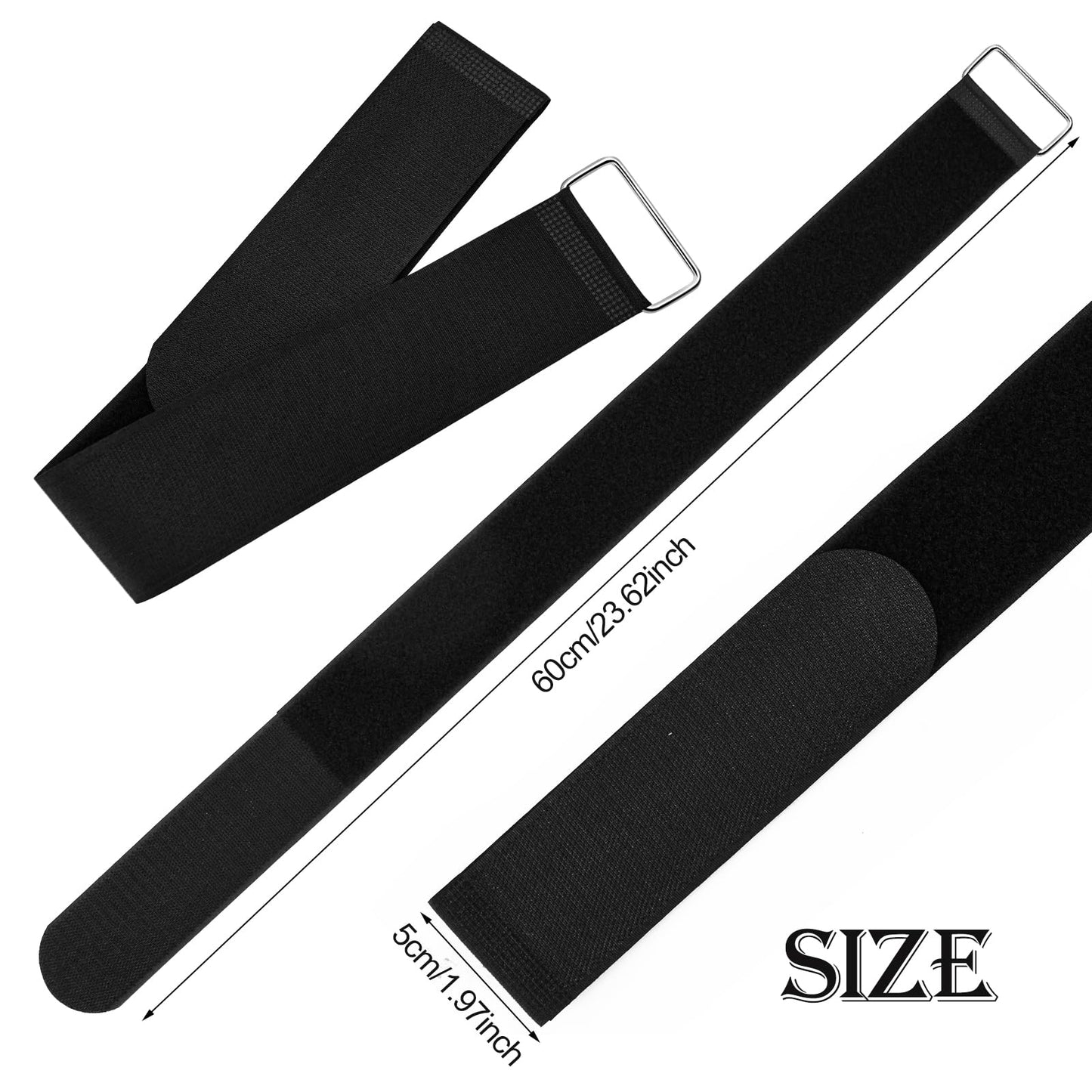 6pcs Adjustable Pedal Straps for Ellipse Leg Exerciser Machine, Feet Pedal Strap Under The Desk Leg Training Exerciser Fitness Strap Home Office Sports Accessories for Fit Foot Prevent Slipping