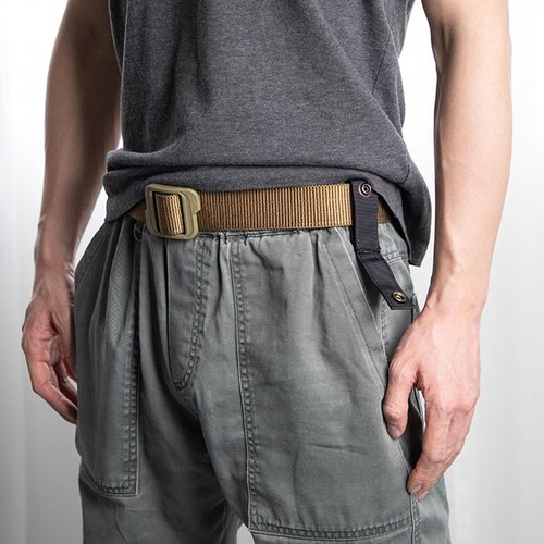 Handcuff Strap Holder 2Pcs Handcuff Belt Straps Single Snap Nylon Hand CuffBelt Keeper Chain HandcuffHolder Strap Belt Clip Quick Release Hook 2.25" Tactical Cuffs Carrier for Duty Belts