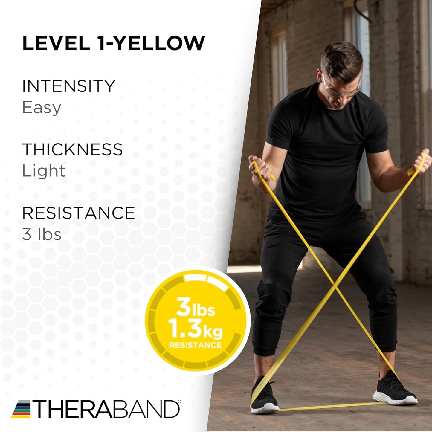 THERABAND Resistance Band, Green, Heavy, 50-Yard Roll, Latex Elastic Band for Exercise, Stretching, Physical Therapy, Yoga, Pilates, Home Workouts, Cut-to-Length, Color-Coded Levels