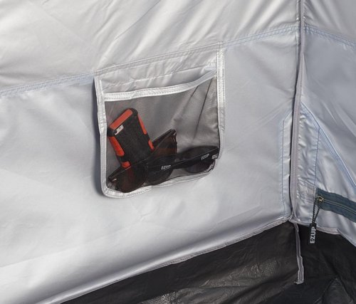 E-Z UP Camping Cube 6.4, Converts 10' Straight Leg Canopy into Camping Tent (Canopy/SHELTER NOT Included), Splash