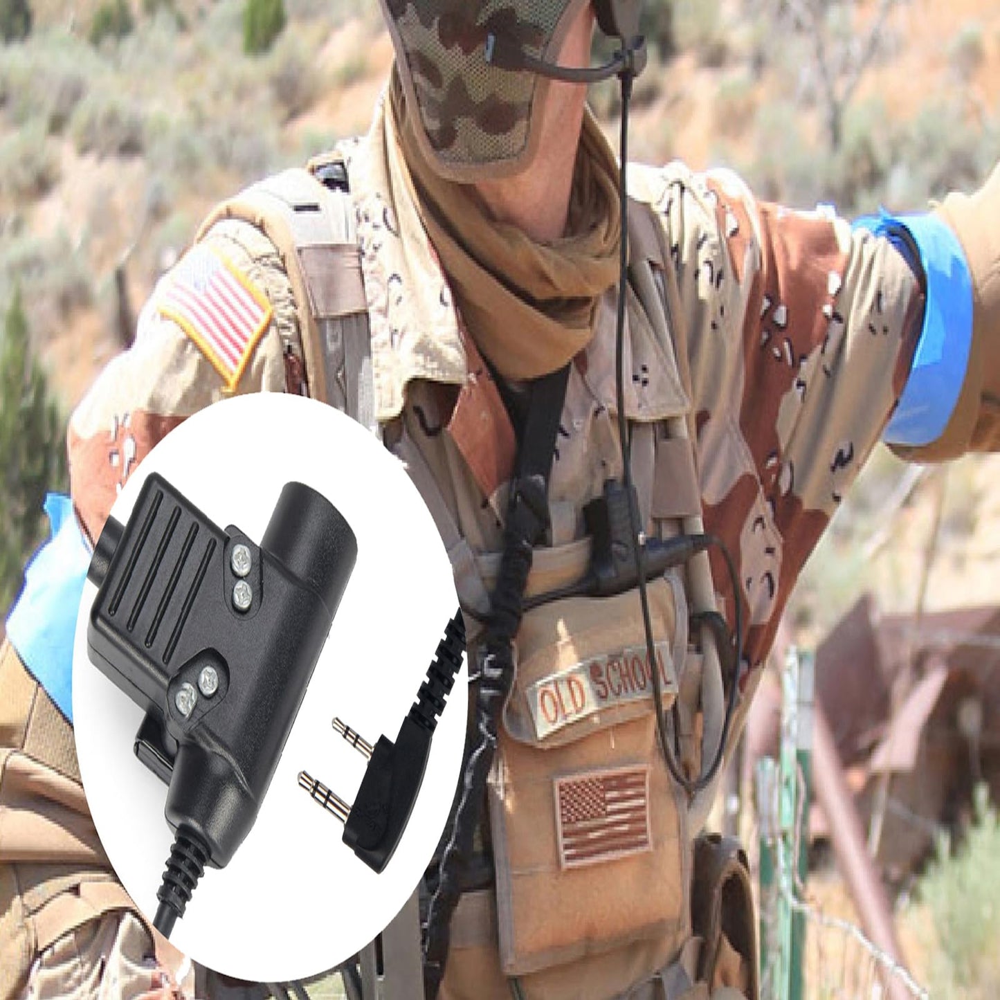 JinBling Tactical Headset with ptt,Z-Tactical C2 Airsoft Headset with U94-KEN Push-to-Talk