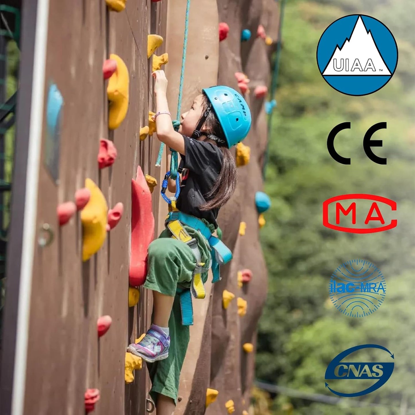 22KN Auto Locking Carabiner Clip - Twist Lock Climbing Carabiner CE UIAA Certified, Heavy Duty Carabiners for Climbing,Rappelling,Hammock,Hiking,Camping