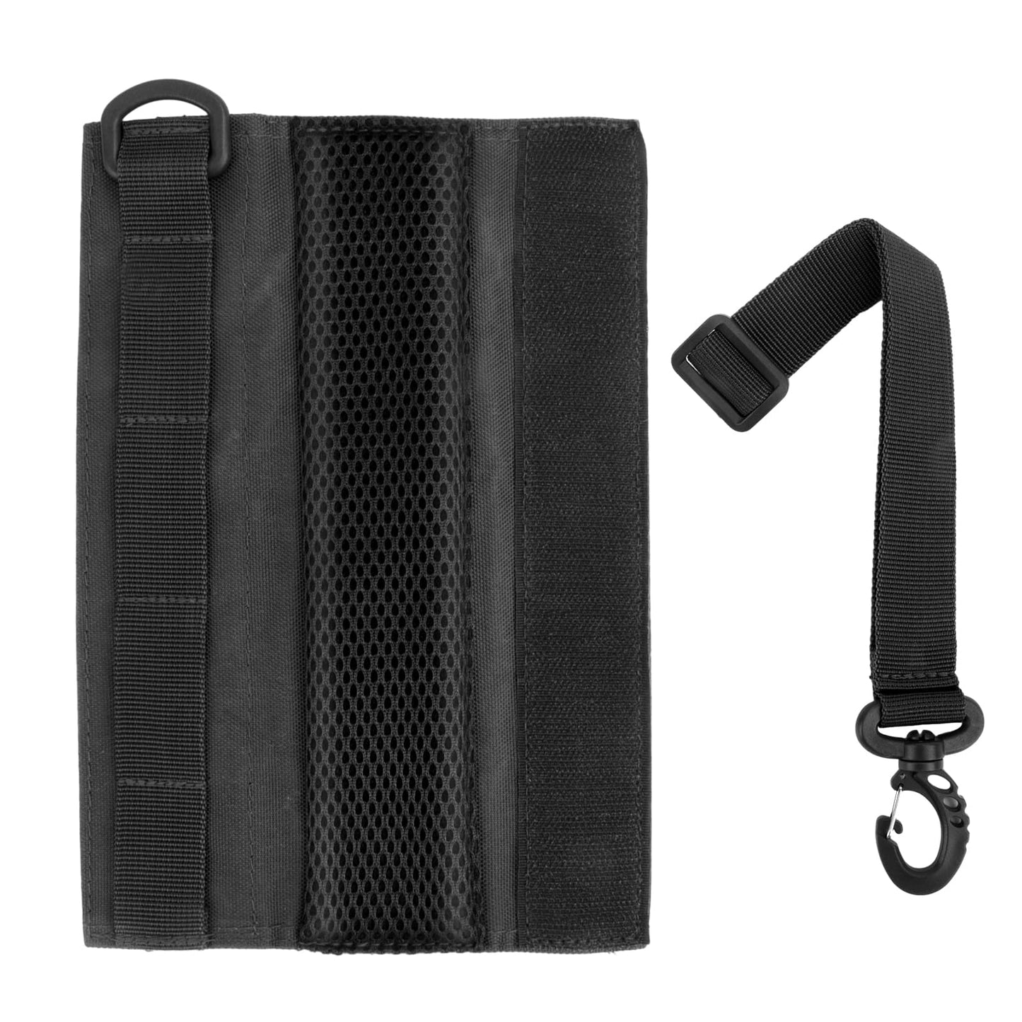 JUYODE Tactical Headset Headband Cover for Noise Cancelling Headphone Earmuffs Fabric Overhead Cover Mesh Band Nylon Black