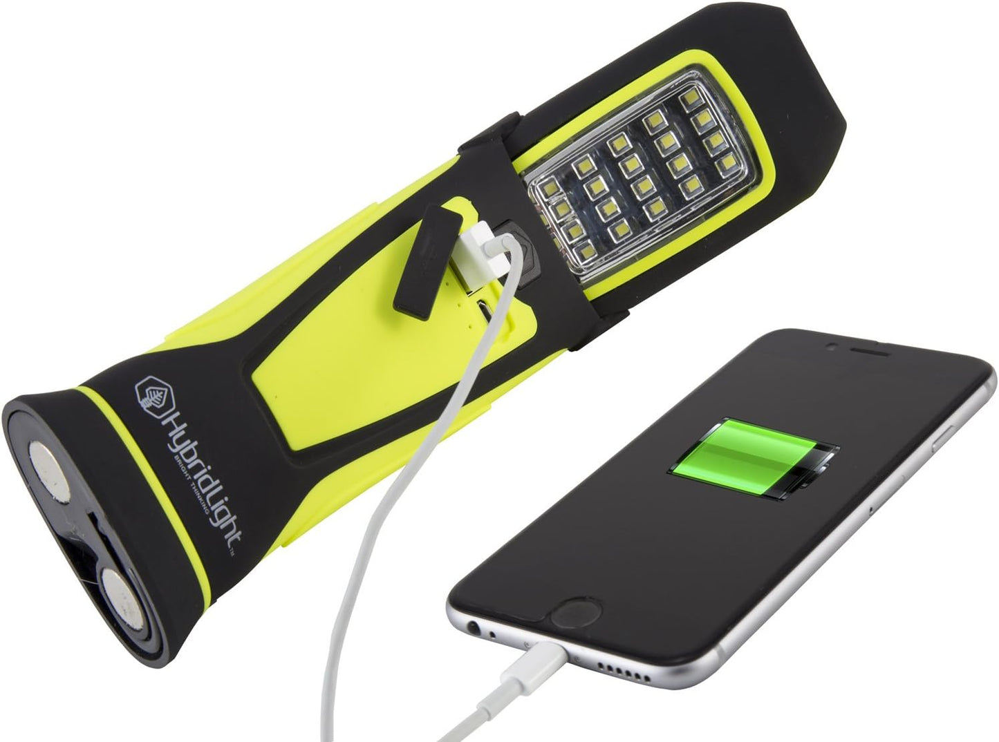 Mammoth - Solar/Rechargeable Multi-Function 400 Lumen LED Work, Auto, Shop Light. USB OUT Charges Cell Phones