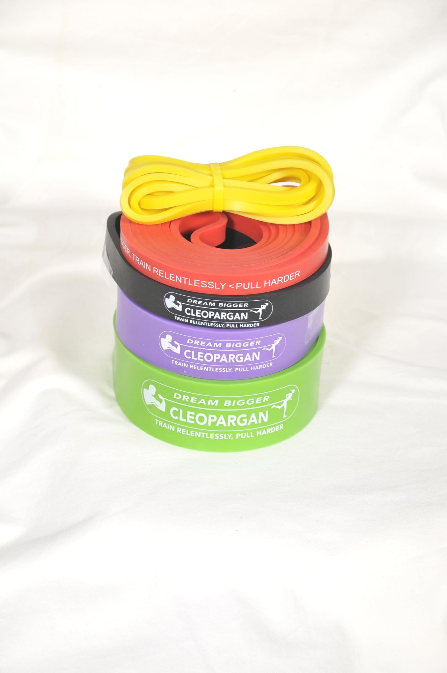 10 Premium Resistance Bands Set: Multi-Color Loop Bands for Home & Gym - Full Body Workout, Strength Training, Physiotherapy - Unisex