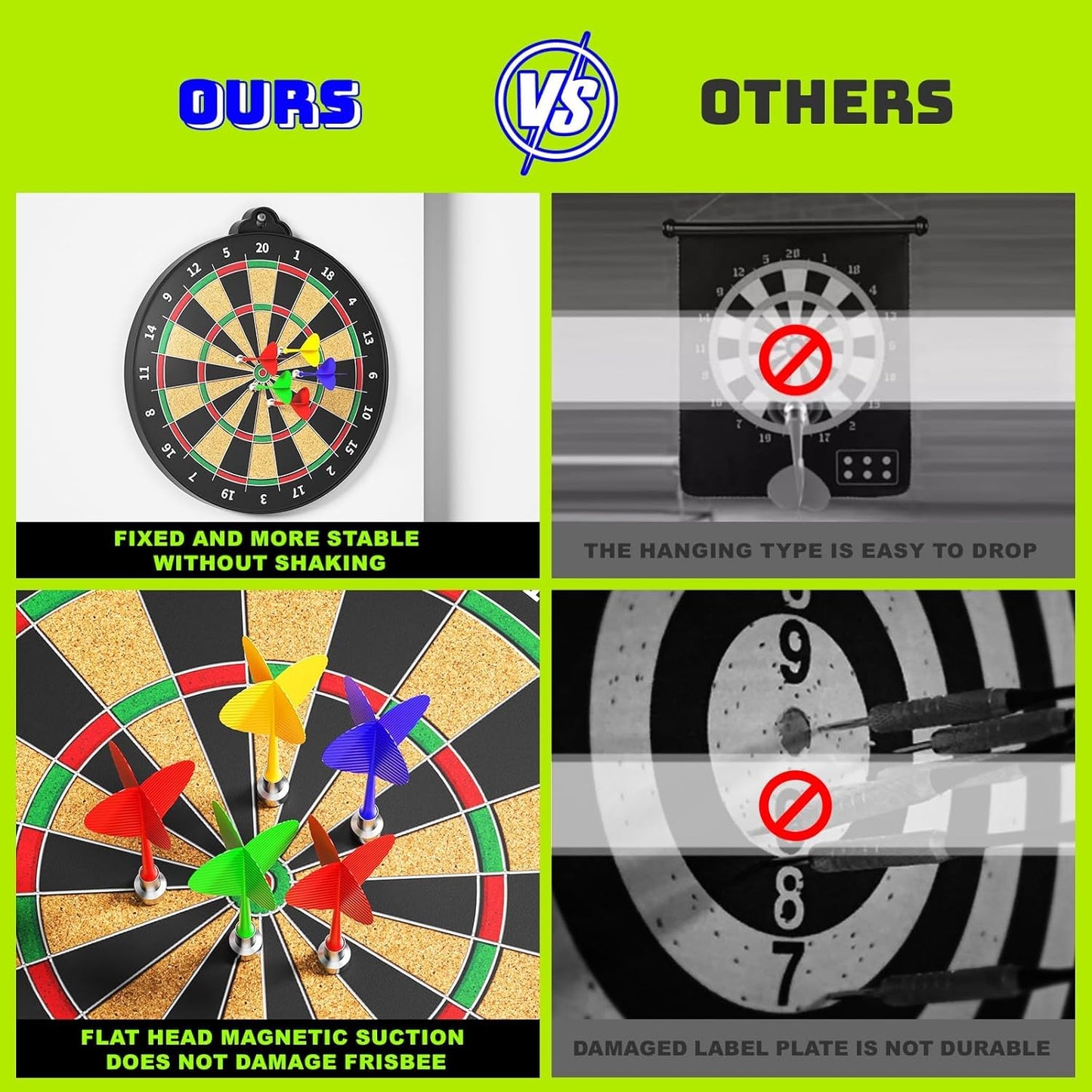 Magnetic Dart Board for Kids Indoor Outdoor Kids Games and Party Games, Christmas Birthday Gifts Toys for Boys Age 3-12