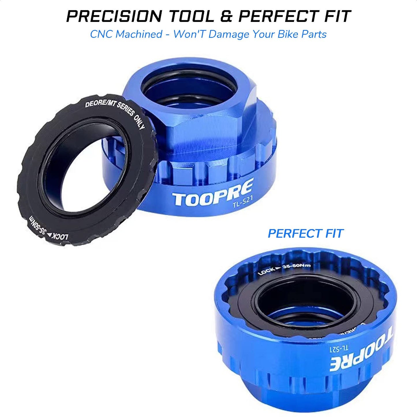 KIEVODE 12-Speed Front Direct Mount Chainring Removal Tool Lock Ring Installation Tool for Shimano M7100 M8100 M9100 M9120 Mountain Bike Road Bicycle MTB Crankset