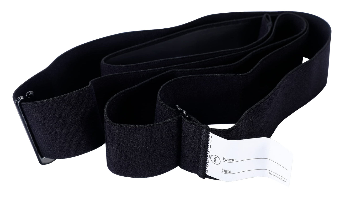 Rich Green Valley 2 Pack Heart Rate Monitor Replacement Strap, Adjustable Chest Band Compatible with Myzone MZ-Switch (Black & Red,Large)