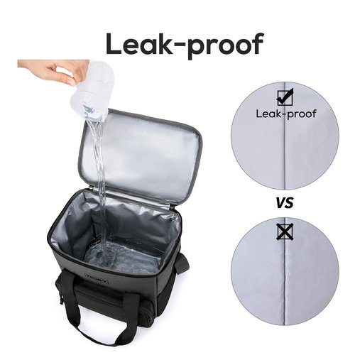 TOURIT Insulated Lunch Cooler Bag with Reusable Ice Packs for Coolers Long Lasting