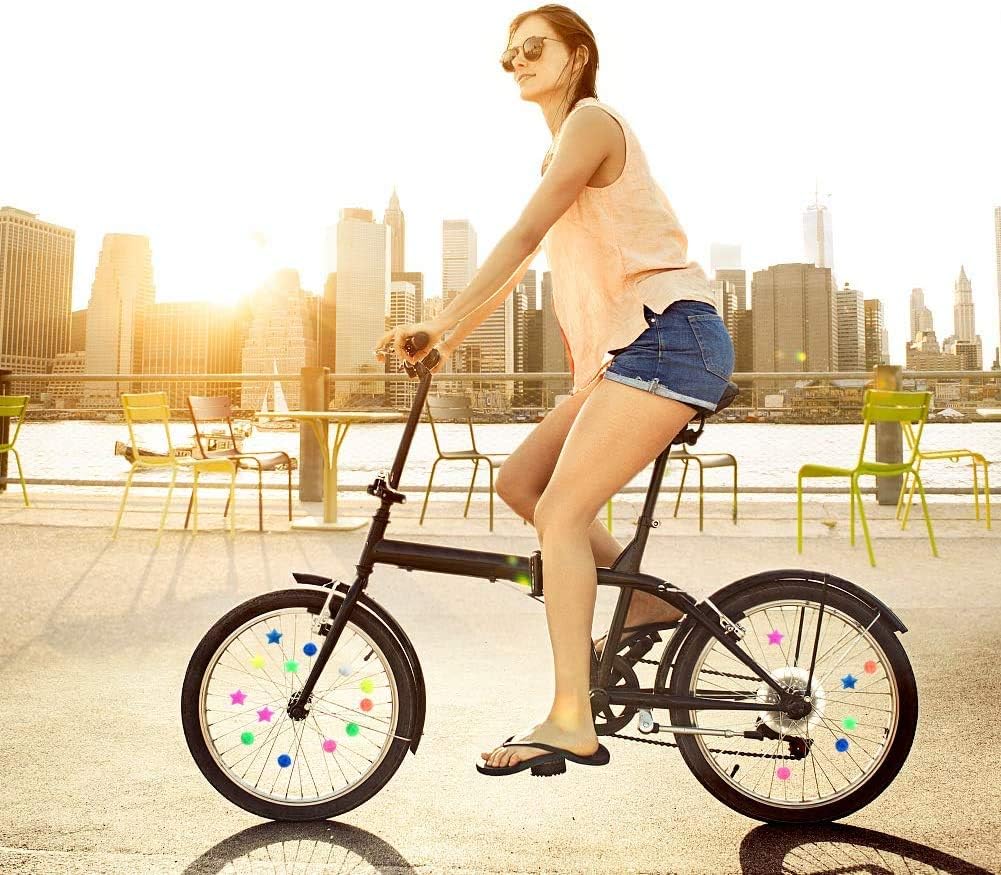 216PCS Assorted Colors Bike Bicycle Wheel Spokes Plastic Clip Bead