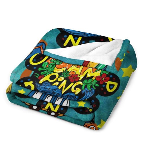 Firiseroh Camping Throw Blanket Camping Lovers Gift Ideas Camping Blanket for Camping Lover Camping Blanket for Bed Couch Camping Outdoors Travel 40"x50"