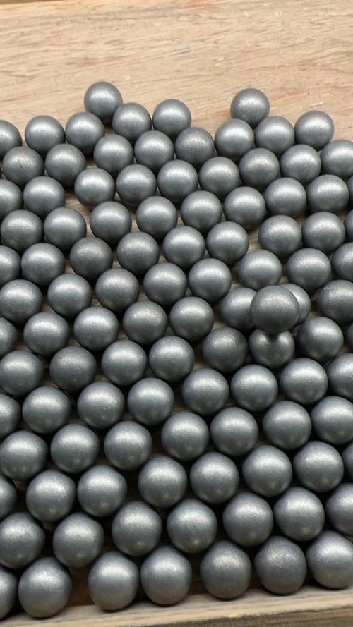 Alien Play 100 Rounds Solid 50 Cal. Paintballs for Self Defense, 2.8 Gram Reusable .50 Caliber Powerful Aluminum Balls Fit for t4e TR50/HDR 50 (Aluminum, Metallic Grey)