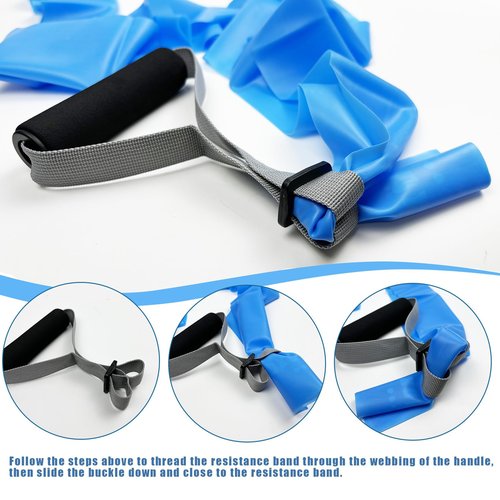 Professional Resistance Bands. Latex-Free, Work Out Bands, Stretch Bands for Working Out Women or Men, Exercise Bands Set for Physical Therapy (Colour Set (5-30lbs) - Includes Accessories)