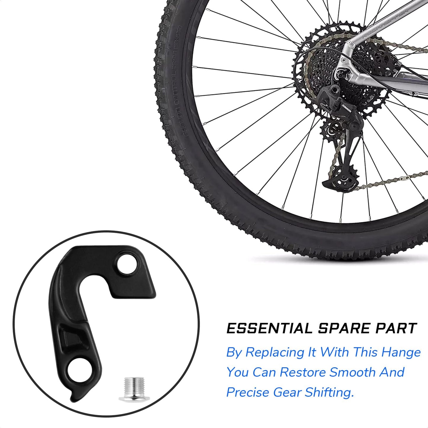 KIEVODE Derailleur Hanger for Specialized Demo, Enduro, Epic, Era, Hardrock, S-Works, Stumpjumper 65, Rockhopper, Big Hit - Replacement Hanger Part for Mountain Bike, Road Bicycle Rear Derailleur