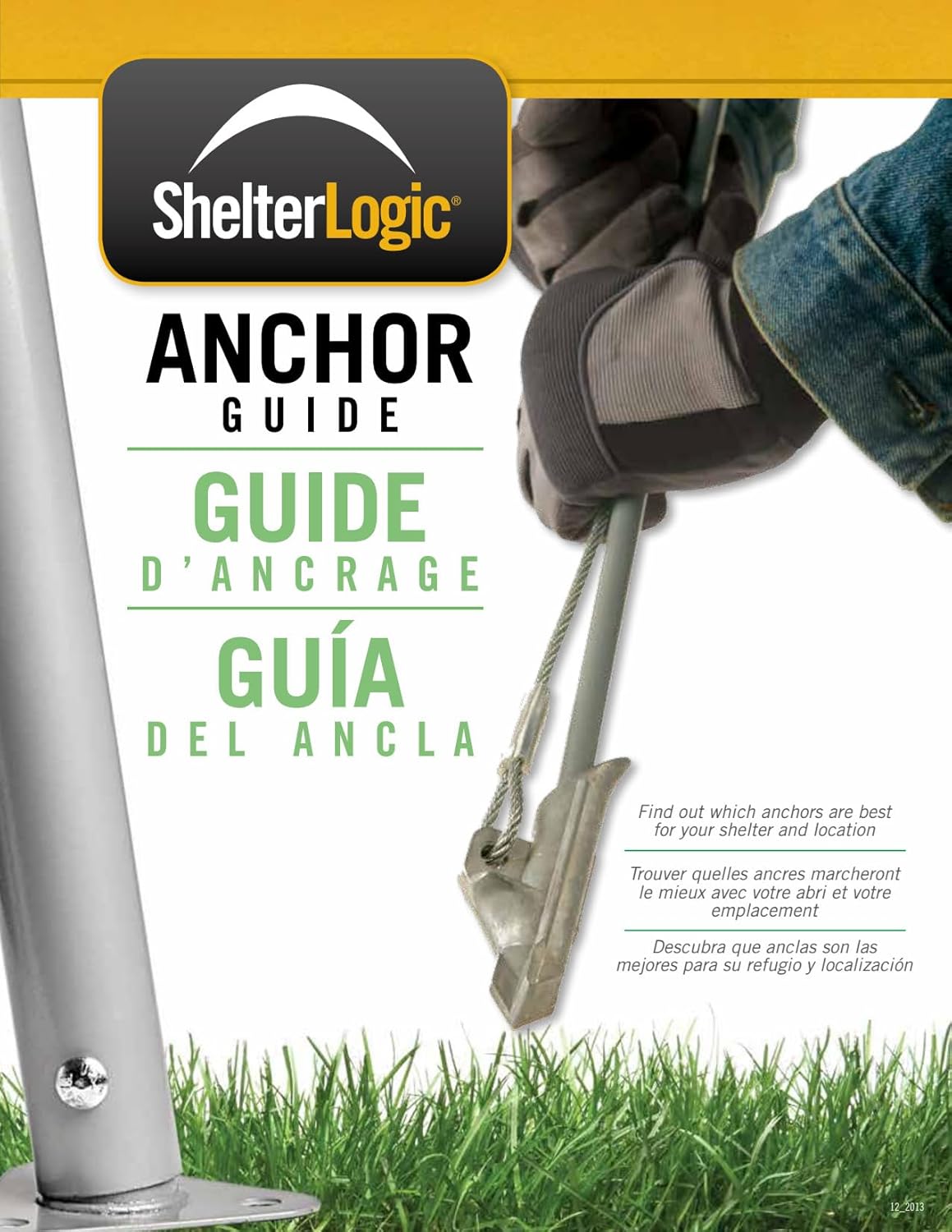 Arrow Shed AK600 Earth Anchor Kit, Steel-stainless