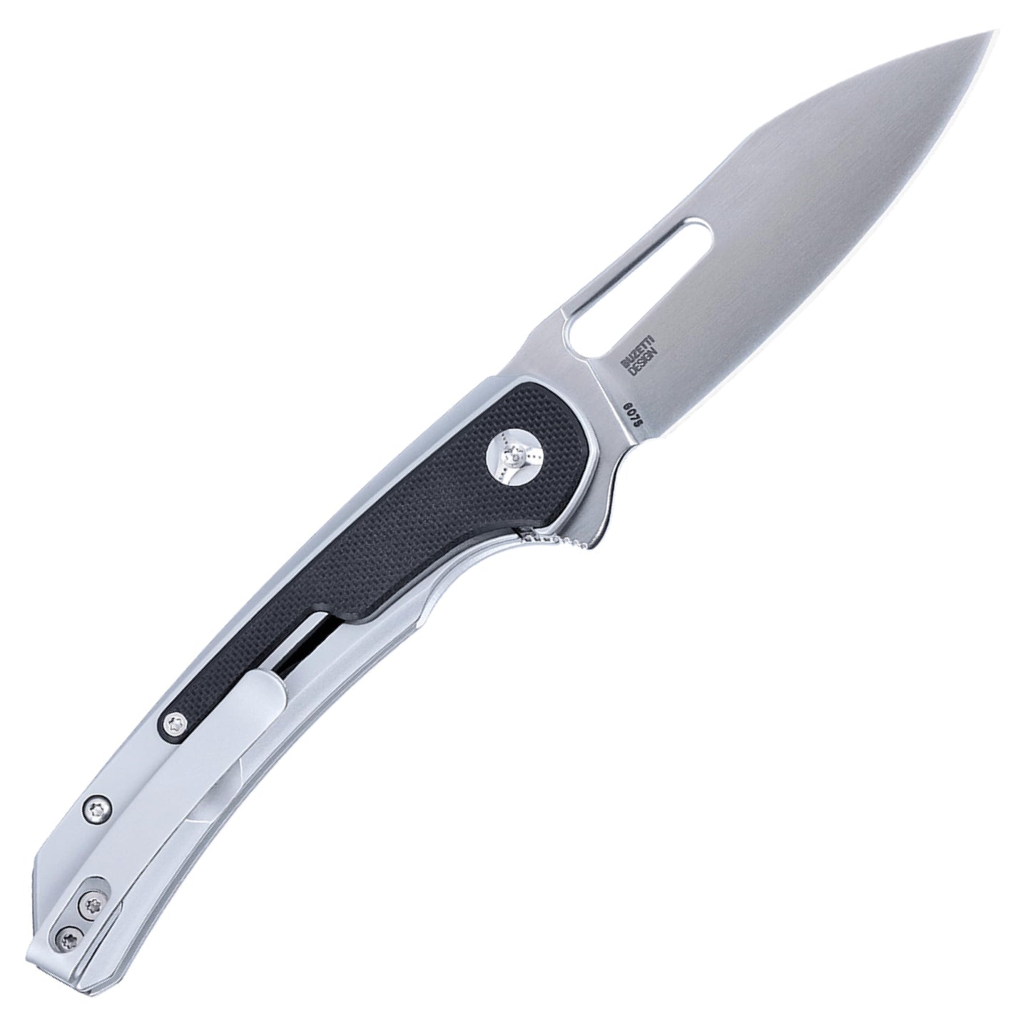 CRKT Padawan Everyday Carry Folding Knife: Wharncliffe with 14C28N Steel Blade, Stainless Steel Handle w/G10 Overlay, Frame Lock, 6075
