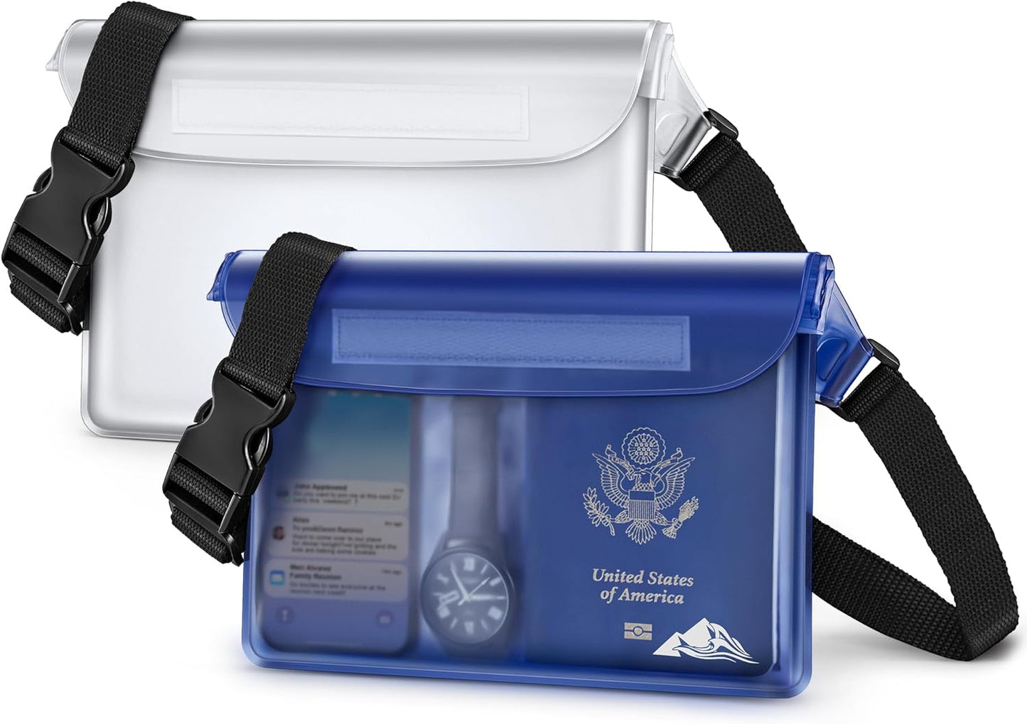 HEETA Waterproof Fanny Pack | Adjustable Waist Strap for Swimming & Beach
