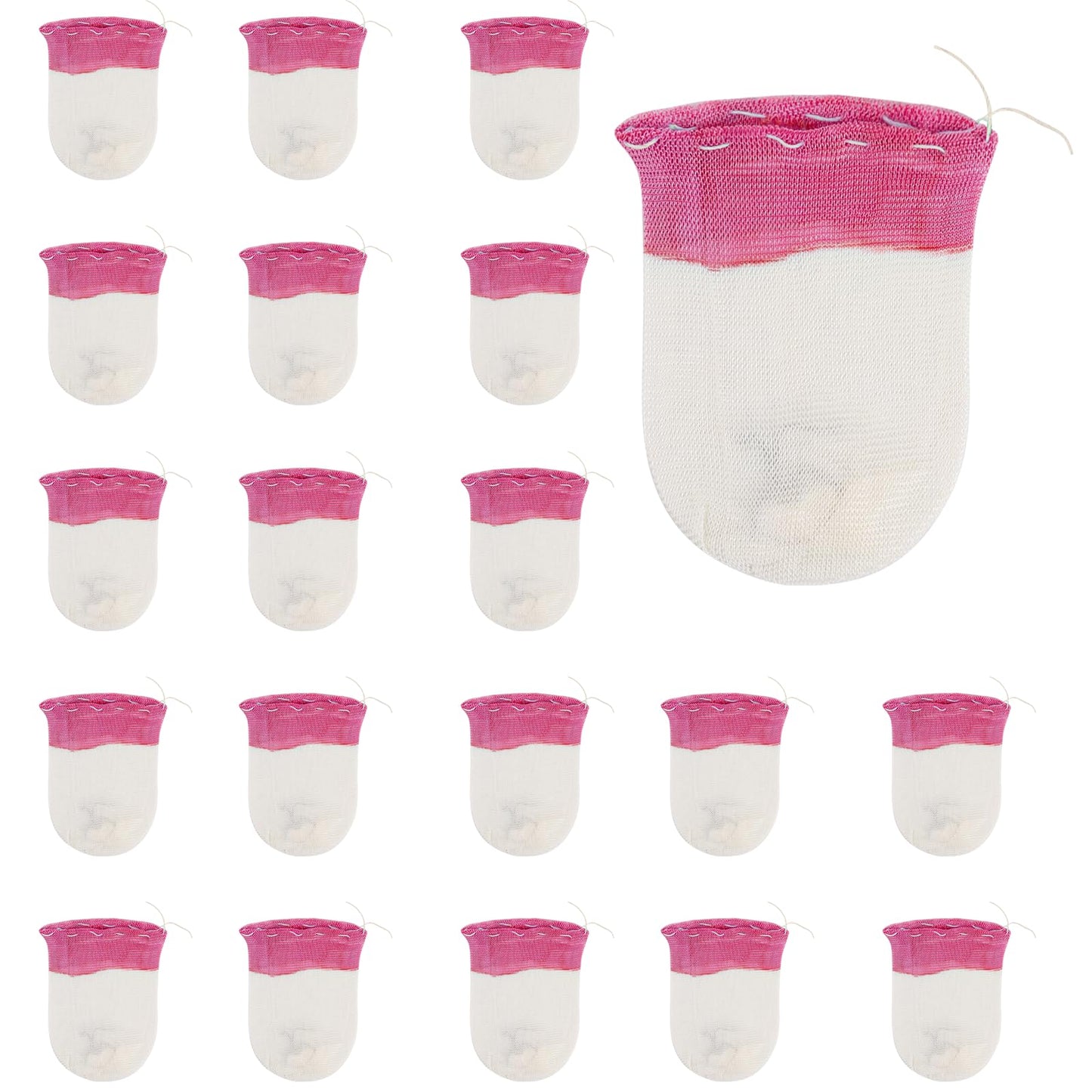 20 Pieces Propane Lanterns Mantles Gas Lamp Mantles Gas Lantern Mantles Propane Lantern Covers Mantles U-Shape Gas Lamp Mantles for Outdoor Camping Lantern (Pink)
