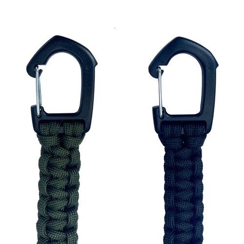 KUDAAL Paracord Keychain Lanyard Woven Tether Tactical Lanyard Paracord Keychain for Wallet Accessories Carry for Camping Fishing Walking Outdoor Activities Office School Set of 2
