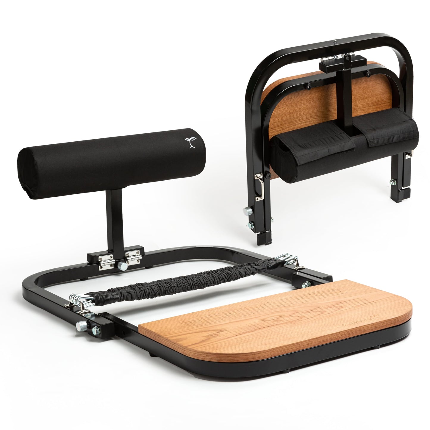 BootySprout Hip Thrust Machine for High Resistance Glute Training - Home Gym Workout - Comes with 45, 90, and 135 Lbs of Resistance - Black