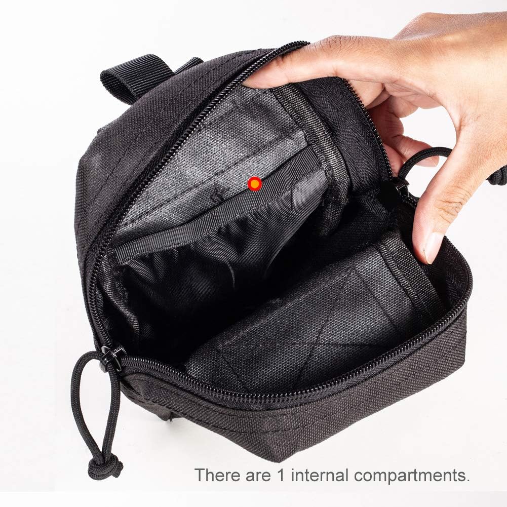 Upgraded Tactical Water Bottle Holder | Molle Pouch for Travel & Hydration