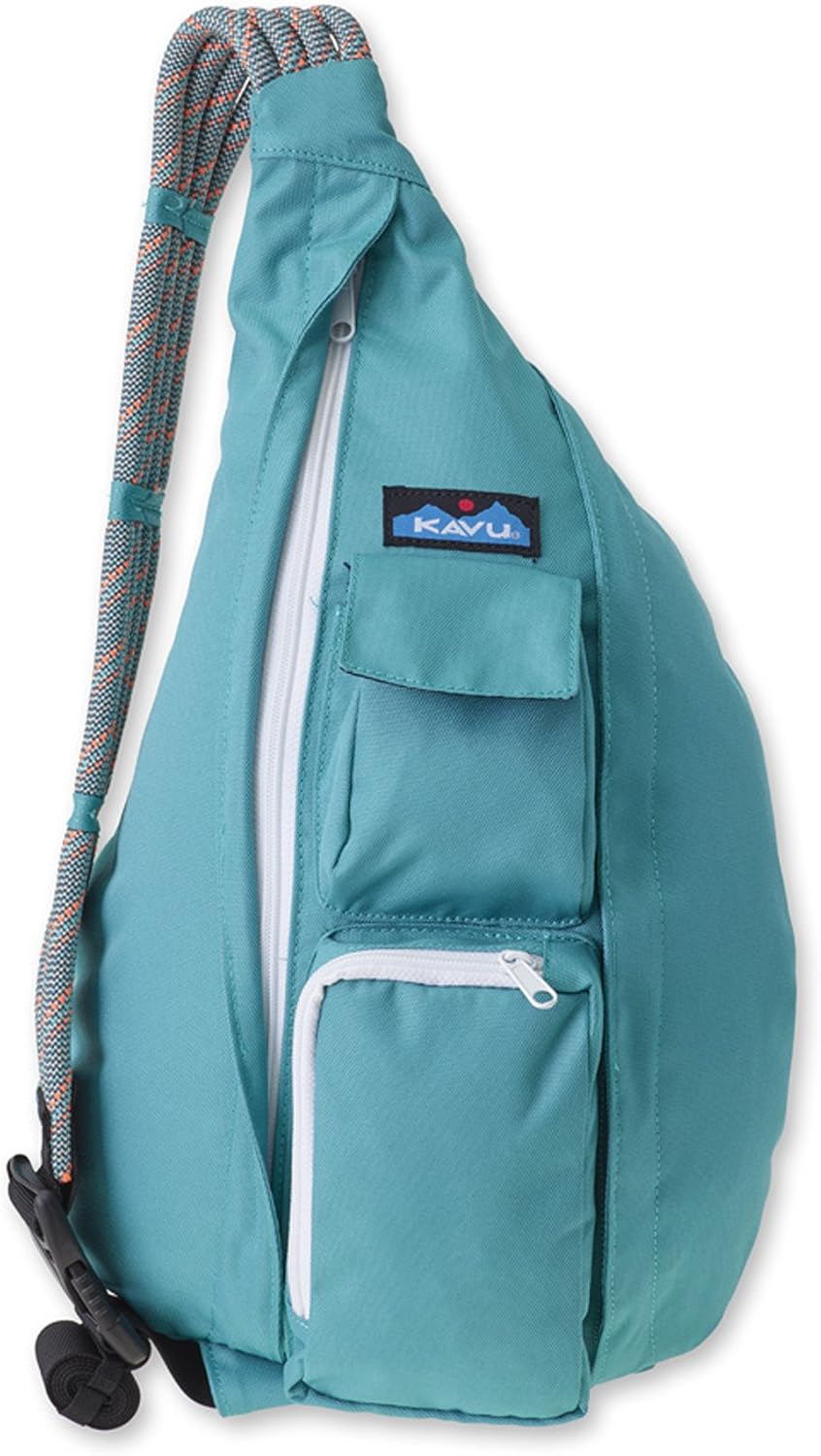 KAVU Keepalong Semi Padded Sling Canvas Rope Crossbody Bag
