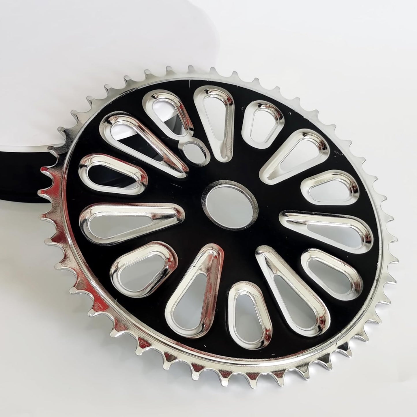 2”Cup Wide Pedal Crank Kit, One-Piece Crank, for 2- Stroke Motor,Gas Motorized Bicycle 48cc/66cc/80cc