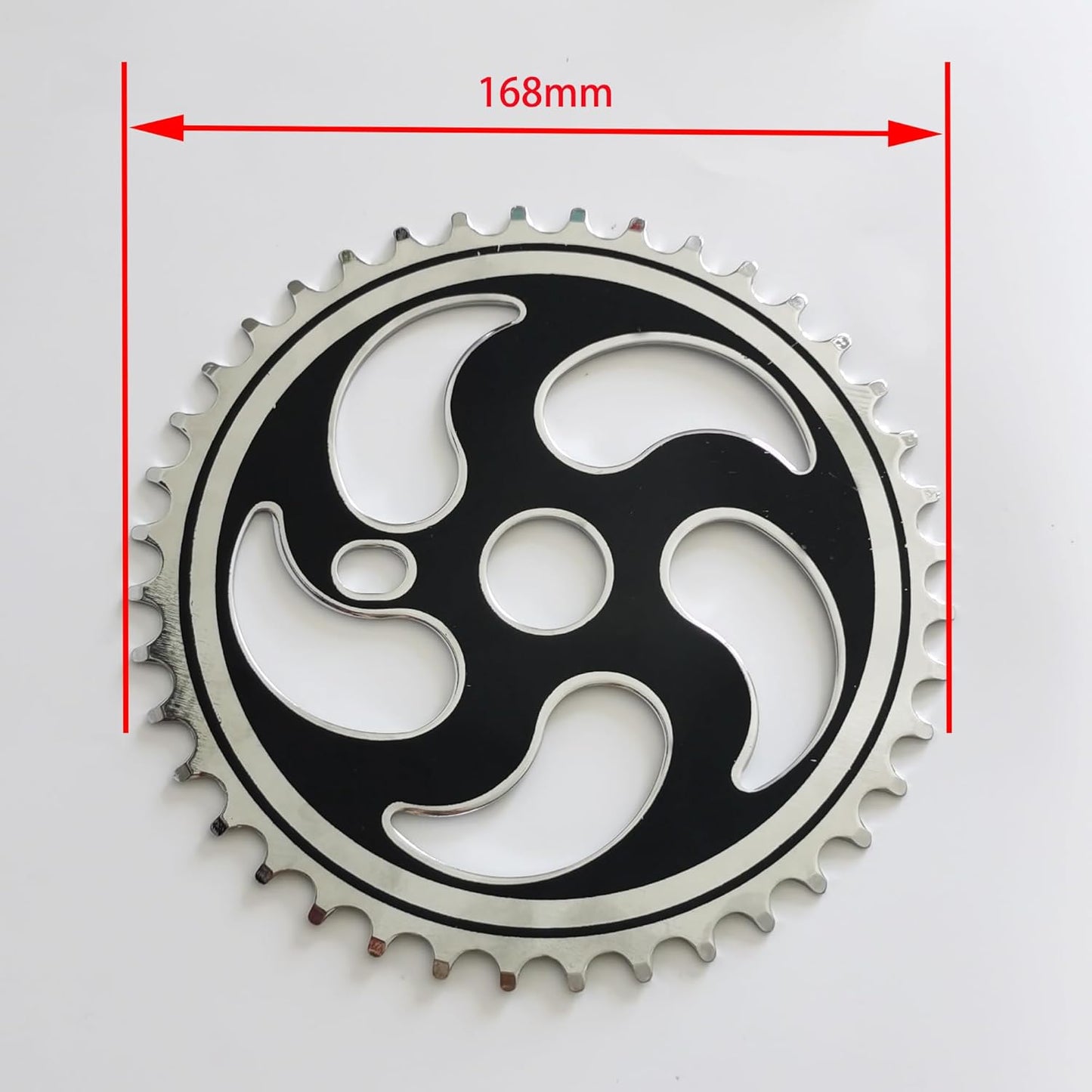 2”Cup Wide Pedal Crank Kit, One-Piece Crank, for 2- Stroke Motor,Gas Motorized Bicycle 48cc/66cc/80cc