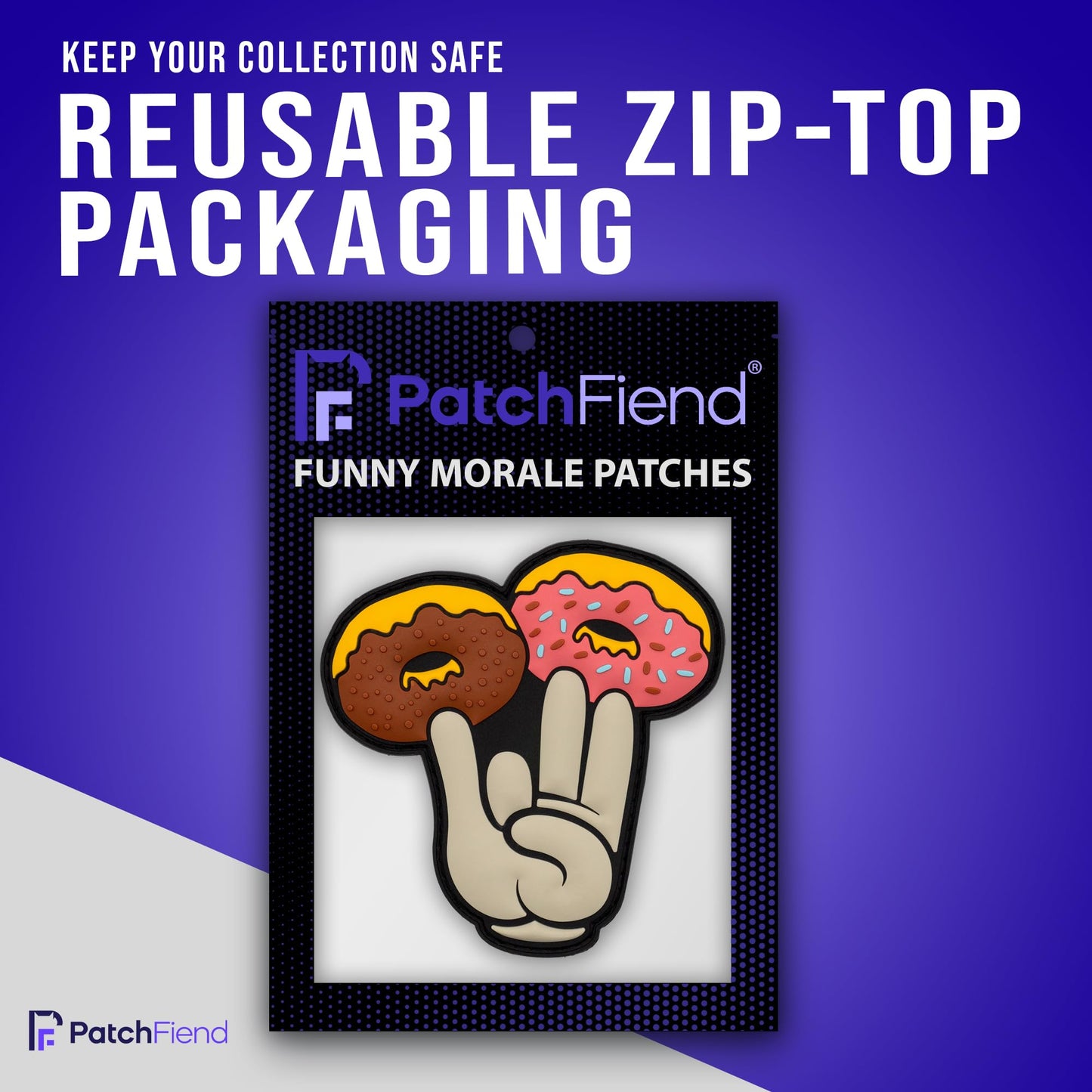 'Shocker Donuts' Funny PVC Patch: Custom Patches - Tactical Hook Backed Patch for Morale Patch Collectors, Military, Meme Lovers, The Shocker, Meme 3D PVC Patches Tactical