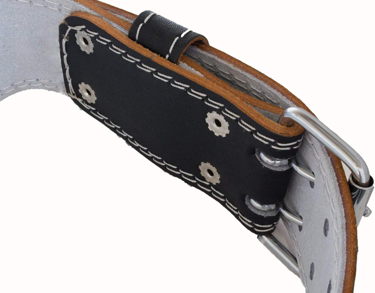 Grizzly Fitness Pacesetter Padded Leather Weightlifting Belt - 6" | Suede Lining | Padded for Extra Comfort | Used by Pros | Won't Dig into Hips or Back | Training Belt for Improved Biomechanics